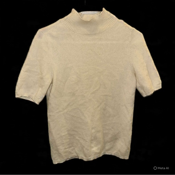 Women’s Cashmere Cream Sweater - Picture 1 of 4